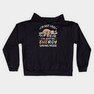 Lazy Sloth Kids Hoodie